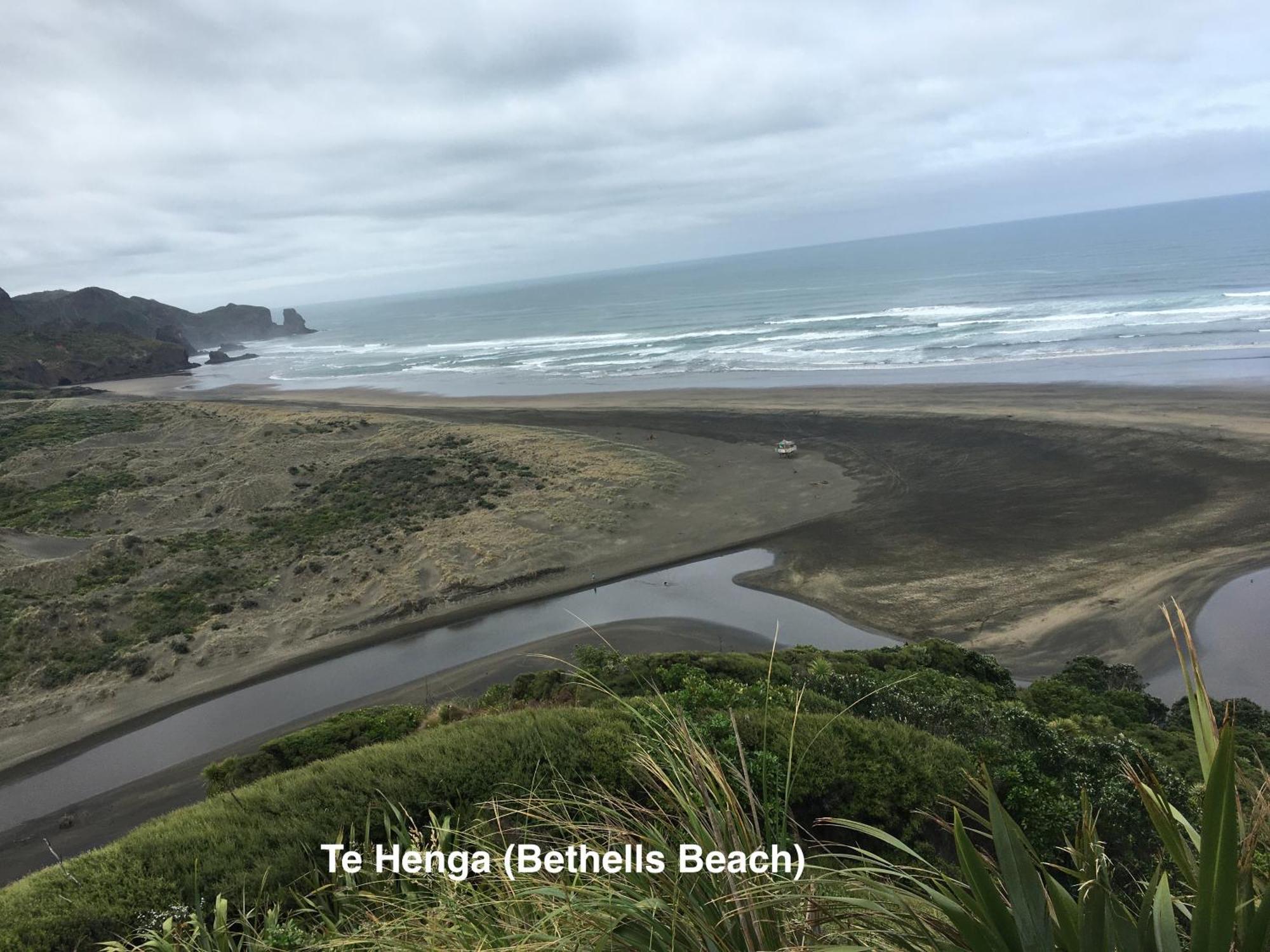 Вилла Te Henga Hideaway Bethells Beach Экстерьер фото