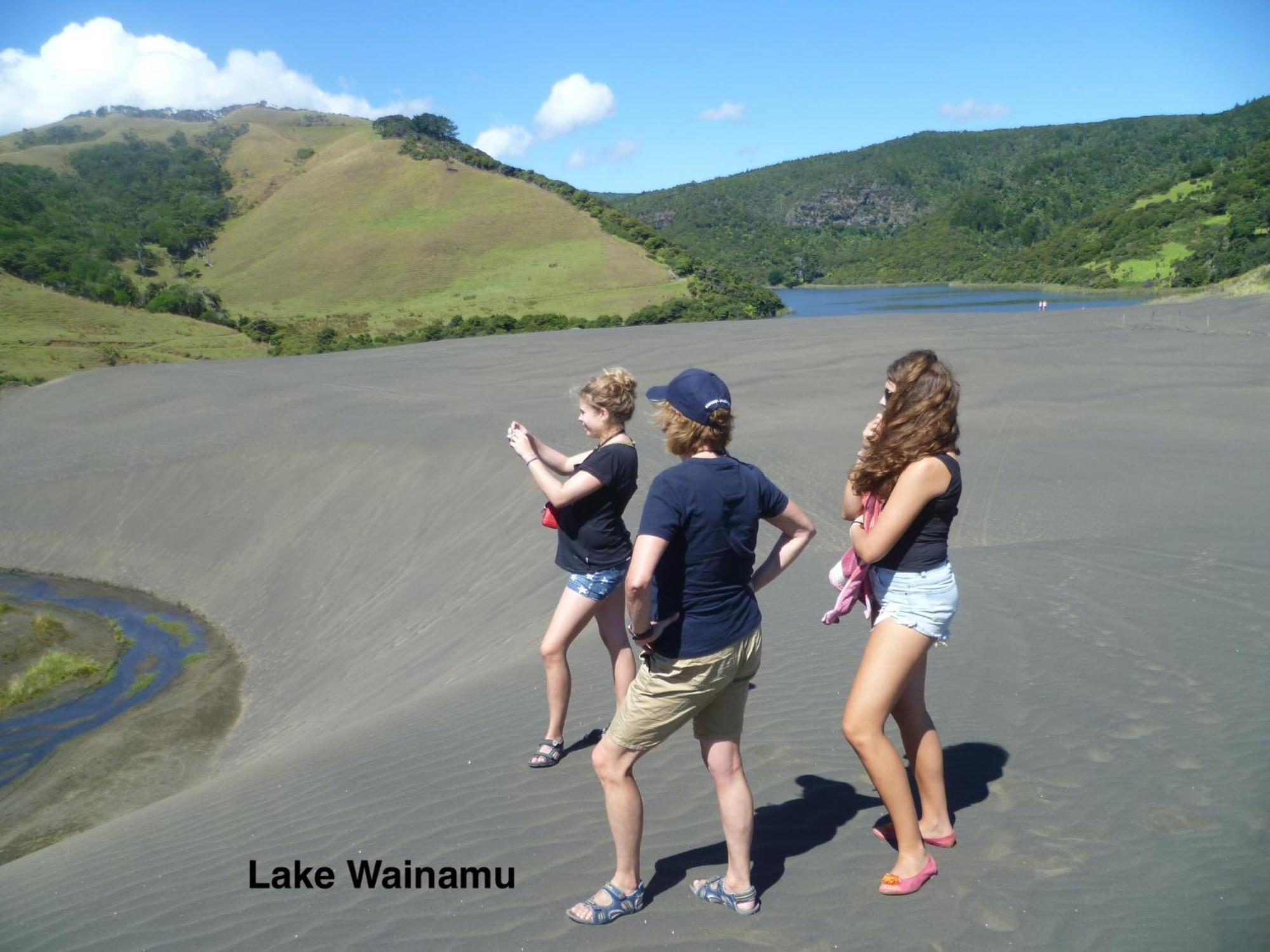 Вилла Te Henga Hideaway Bethells Beach Экстерьер фото
