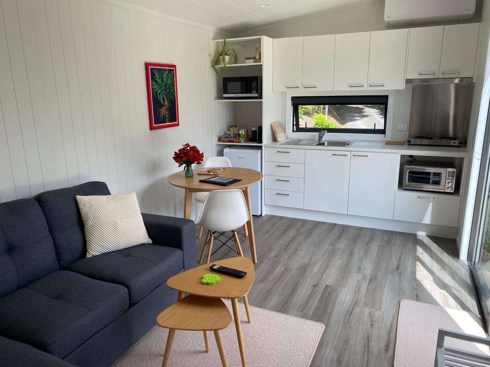 Вилла Te Henga Hideaway Bethells Beach Экстерьер фото